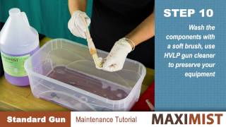 Maxi Mist  Spray tan gun Standard maintenance [upl. by Alleira424]