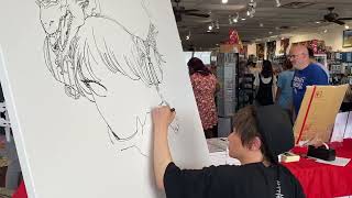 Acky Bright Live Drawing and Signing Event at Kinokuniya Carrollton [upl. by Aelem]