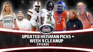 UPDATED HEISMAN PICKS  WEEK 9 CLEANUP [upl. by Etnahsa]