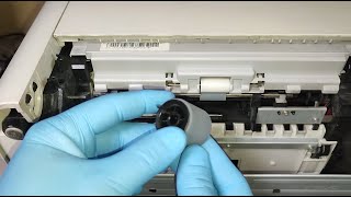 HOW TO REPLACE THE PICKUP ROLLER ON SAMSUNG PROXPRESS M4075FR M3370 M3870 M4070 [upl. by Elleiad]