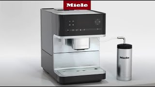 Coffee machine CM6  Setting the water hardness level I Miele [upl. by Sloan]