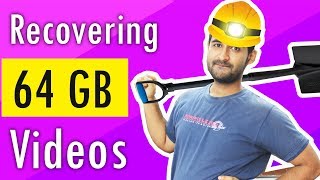 HINDI Recovering 64GB Data With WonderShare Recoverit [upl. by Namsaj527]