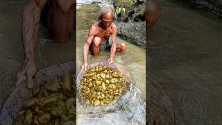 Amazingly this old man found gold to mine gold goldhunter Lookingforgold [upl. by Soisinoid549]