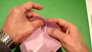 Part 4 of 4  How to fold  Origami PopUp Box [upl. by Suriaj]