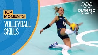 Top 5 Olympic Volleyball Moments  Top Moments [upl. by Eyahs620]