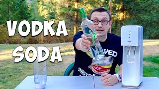 Carbonated Vodka  Sodastream Experiment [upl. by Ikik]