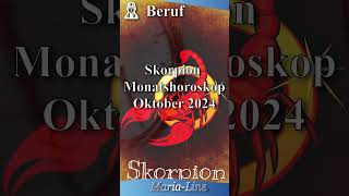 Skorpion BERUF 👷‍♀️ Horoskop Oktober 2024 [upl. by Drawde]