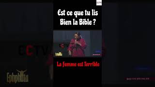 Est que tu lis la Bible joellekabasele shortvideo viral femme couple diable famille [upl. by Yrocej527]