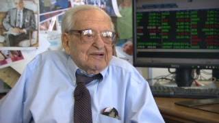 106yearold stockbroker talks shop [upl. by Htinnek]