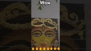 ice cream stick me maa Durga drawing trending 🔥💓🌛🤩sorts viralvideo [upl. by Attiuqaj531]