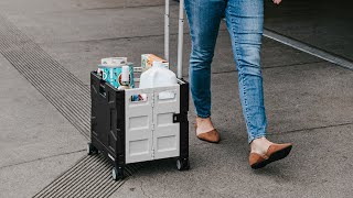 CleverMade Collapsible Wheeled Crate [upl. by Paff]