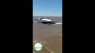 Naufragio de un crucero en el Rio de la Plata [upl. by Nitnilc]