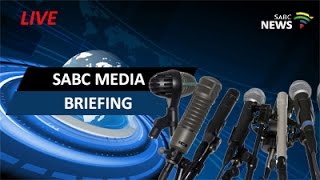 SABC media briefing 27 September 2016 [upl. by Hsinam]