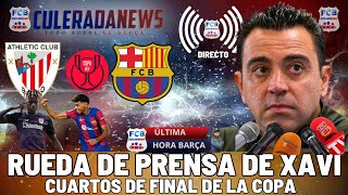 RUEDA DE PRENSA DE XAVI🤬LAPORTA HABLA CLARO VARGÜENZA ARBITRAL barçanews athleticbilbao fcb [upl. by Sankey]