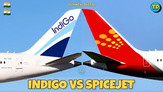 Indigo Vs Spicejet Comparison 2023 🇮🇳 [upl. by Anoynek]