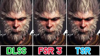 Black Myth Wukong  DLSS VS FSR VS TSR  FPS And Quality Comparison [upl. by Ainod689]