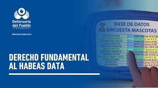 22 Derecho fundamental al habeas data [upl. by Nerita]