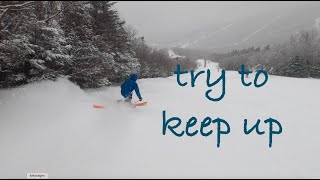 try to keep up telemark skiing 2021 [upl. by Kellia17]