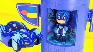 PJ Masks बच्चों के लिए रेस कार खिलौना वीडियो [upl. by Yelnet]