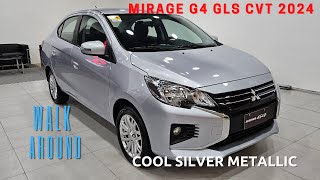 2024 Mitsubishi Mirage G4 GLS CVT Cool Silver Metallic [upl. by Yasmeen968]