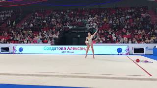 Alexandra Soldatova  Ball Nationals 2019 AA 1985 [upl. by Gorski]