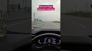 Genuine Mileage test of Renault Kiger mileage [upl. by Alekat]