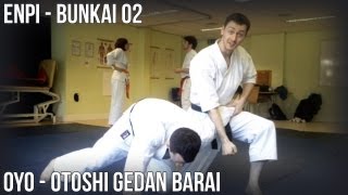 Enpi Bunkai 2 Oyo  Otoshi gedan barai [upl. by Attenoj]