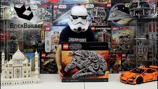 LEGO STAR WARS 75192 Millennium Falcon  Speed Build for Collecrors  Exclusive Unboxing [upl. by Haelat]