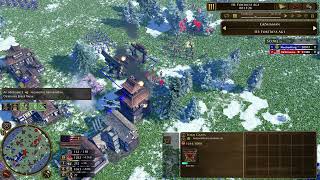 Forty Seven Ronin vs some US Cowboys  Age of Empires 3 Definitive Edition Casted 1 vs 1 [upl. by Bette-Ann]