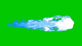 Blue Fire Energy Green Screen Effect Loop [upl. by Christalle]