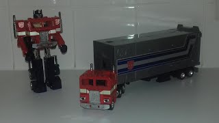 TRANSFORMERS More Than Meets The Eye Autobot Commander OPTIMUS PRIME Captionless Video [upl. by Ennywg194]