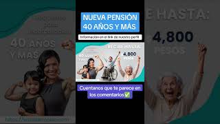 Propuesta de campaña pensión o ayuda económica para personas de 40 años en adelante [upl. by Eedrahc]