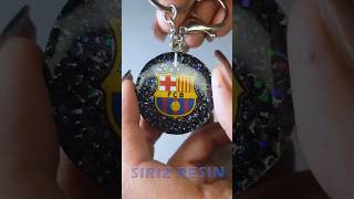 Barcelona resin keychain resin resinart resincrafts craft [upl. by Aeila542]