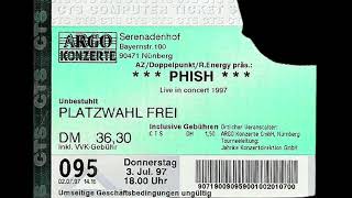 Phish  Ghost→Cars Trucks amp Buses 7397 Serenadenhof Nürnburg Germany Mondegreen FTA SBD [upl. by Kcirre]