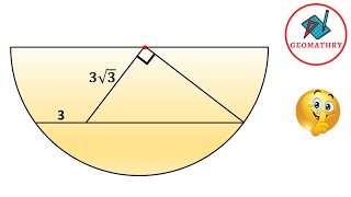 How to Find the Area of the SemiCircle Easily [upl. by Suiraj783]