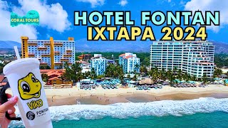 Hotel Fontan Ixtapa Todo Incluido 2024 ☀️🌴🏨 Actualizacion ¿Aún es el mas economico [upl. by Enerod]