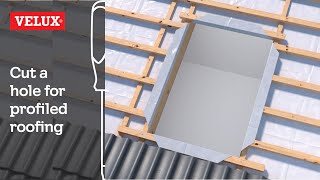 VELUX  How to establish window roof opening for EDW [upl. by Valdis]