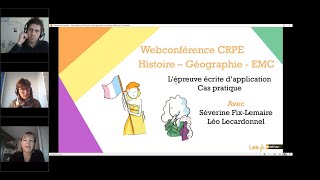 CRPE 2023  réussir lépreuve dapplication dHistoire Géo EMC [upl. by Howlend]