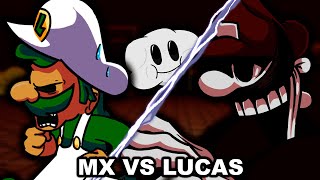 RUN LUCAS Lucas Vs MX Demise V2 Cover  Mario Madness V2 FNF [upl. by Ahseenyt459]