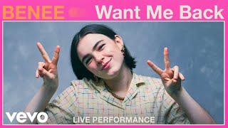 BENEE  “Want Me Back” Live Performance  Vevo [upl. by Conley931]