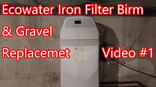 EcoWater Birm Iron Filter ETF AIIF9115 Birmgravel Replacement Video 1 [upl. by Dressler353]