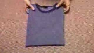 fastest shirt folding method ever [upl. by Eemiaj]