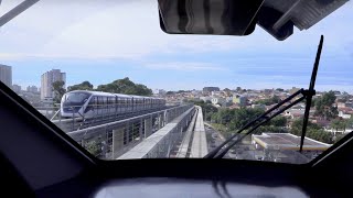 São Paulo Line 15 POV Real Time 4K 60fps [upl. by Eseilana6]