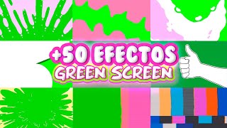 EFECTOS PARA VIDEOS DE YOUTUBE 🤩💚 50 PANTALLAS VERDE GREEN SCREEN 2024 Fátima Lozano [upl. by Kirimia513]