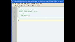 Mi Primer Script Autoit  Tutorial Autoit Parte 1 [upl. by Gentille]