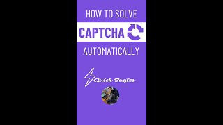 Solve Captcha Automatically  The Best Way To Get Over Captcha [upl. by Scot882]