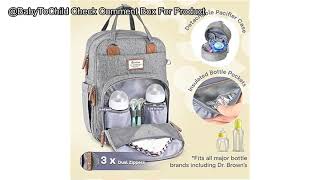 RUVALINO Diaper Bag Backpack Review Is This Large Waterproof Bag Worth It [upl. by Donahue249]