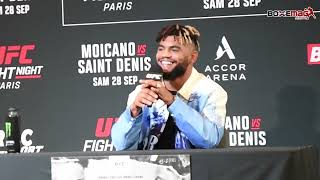 Morgan Charrière  Interview davant combat pour l ufcparis [upl. by Lipscomb]