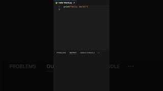Python Hello World [upl. by Albur477]