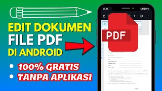 🔥 Cara Edit PDF di Hp Android Gratis Tanpa Aplikasi Terbaru 2024  Tutorial Sejda [upl. by Pollak836]